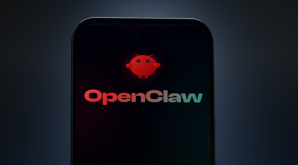OpenClaw uchun telefon ichidagi chat yordamchisi va agent harness g‘oyasini ko‘rsatuvchi thumbnail